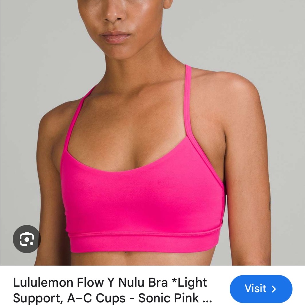 lululemon athletica Flow Y Nulu Bra - Pink